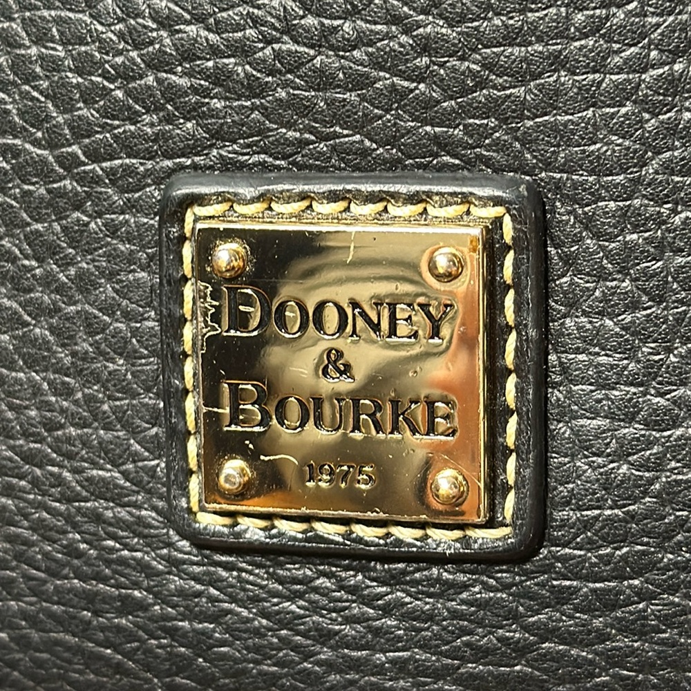 DOONEY & BOURKE Black Pebble Leather Presley Crossbody - Picture 8 of 16
